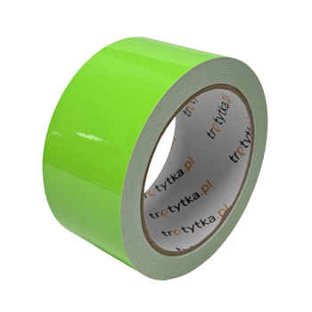 Taśma fluorescencyjna 50 mm x 10 m zielona