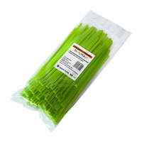 Opaski zaciskowe Opaski Kablowe WIELOKROTNEGO użytku Tretytka UV 4,8 x 200 mm, jasno zielony