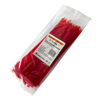 Opaski zaciskowe Opaski kablowe Tretytki - UV 3,6 x 200 mm, czerwony
