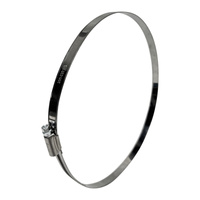 Opaska ślimakowa W2 Ø270-290 mm, szer.12 mm - stal nierdzewna