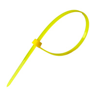 Opaska zaciskowa Opaska kablowa Tretytka - UV 3,6 x 200 mm, żółty ✅