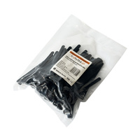 Opaski zaciskowe Opaski Kablowe WIELOKROTNEGO użytku Tretytka UV 7,2 x 100 mm, CZARNY