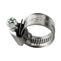 Opaska ślimakowa W2 Ø12-20 mm, szer.12 mm - stal nierdzewna