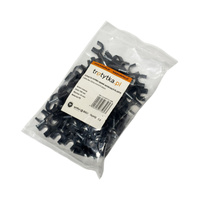 Uchwyt do montażu kabli - K, 10 mm, czarny