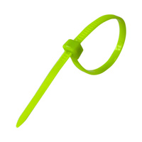 Opaska zaciskowa Opaska kablowa Tretytka - UV 2,5 x 100 mm, jasny zielony ✅
