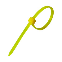 Opaska zaciskowa Opaska kablowa Tretytka - UV 2,5 x 100 mm, żółty ✅