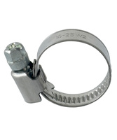 Opaska ślimakowa W2 Ø16-25 mm, szer.9 mm - stal ocynkowana
