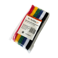 Magic opaska zaciskowa Rzep, 12x150 mm, mix 6 kolorów, 50 szt.