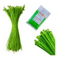 Opaski zaciskowe 2,5x100 mm limonkowy zielony