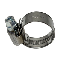 Opaska ślimakowa W2 Ø12-22 mm, szer.12 mm - stal nierdzewna