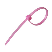 Opaska zaciskowa Opaska kablowa Tretytka - UV 2,5 x 100 mm, różowy ✅