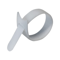 Magic opaska zaciskowa Rzep, 16x310 mm, BIAŁA 8 szt