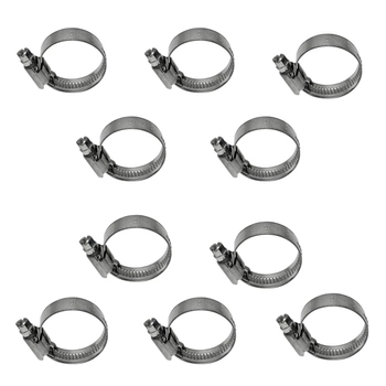 Zestaw Opaska ślimakowa W2 Ø20-32 mm, szer.12 mm 10 szt - stal nierdzewna