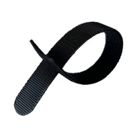 Magic opaska zaciskowa Rzep, 16x310 mm, CZARNA 8 szt