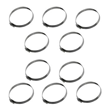 Zestaw Opaska ślimakowa W2 Ø80-100 mm, szer.12 mm 10 szt - stal nierdzewna