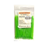 Opaski zaciskowe 2,5x100 mm limonkowy zielony