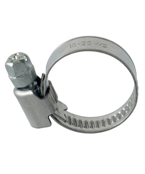 Opaska ślimakowa W2 Ø16-25 mm, szer.9 mm - stal ocynkowana
