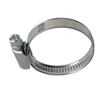 Opaska ślimakowa W2 Ø25-40 mm, szer.9 mm - stal ocynkowana