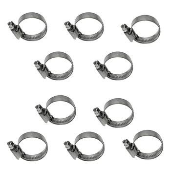 Zestaw Opaska ślimakowa W2 Ø20-32 mm, szer.12 mm 10 szt - stal nierdzewna