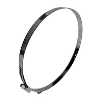 Opaska ślimakowa W2 Ø180-200 mm, szer.12 mm - stal nierdzewna