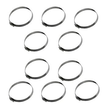 Zestaw Opaska ślimakowa W2 Ø80-100 mm, szer.12 mm 10 szt - stal nierdzewna