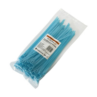 Opaski zaciskowe Opaski Kablowe WIELOKROTNEGO użytku Tretytka UV 4,8 x 200 mm, niebieski